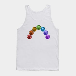 Rainbow Pride Disco Balls Tank Top